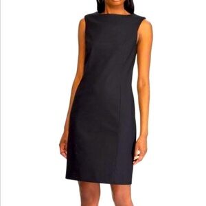 Yansi Fugal black sleeveless lined dress Sz 2